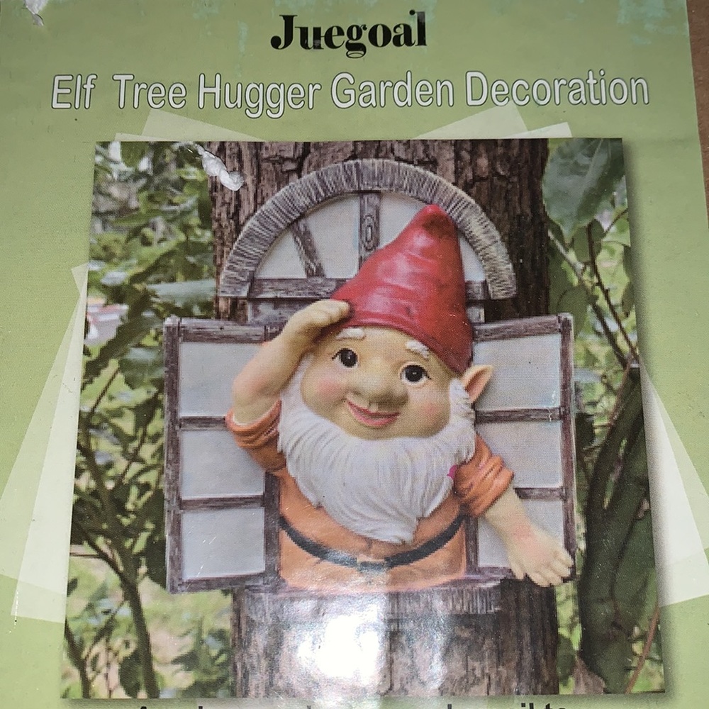 Garden Gnome Tree Hugger